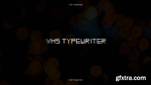 Videohive VHS Typewriter Titles 38303726