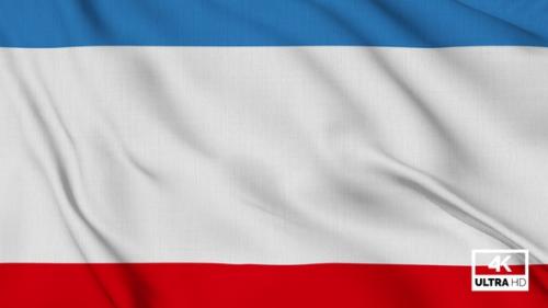 Videohive - Crimea Flag Waving Slowly Looped - 38346878