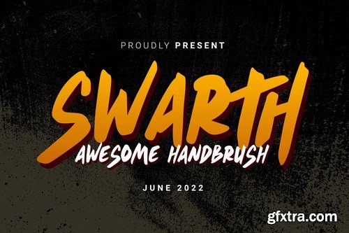 Swarth - Handbrush Font