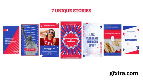 Videohive 4th of July Instagram Stories 38379757