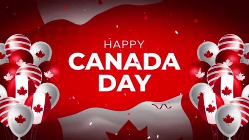 Videohive - Canada Day Video Greeting - 38313863