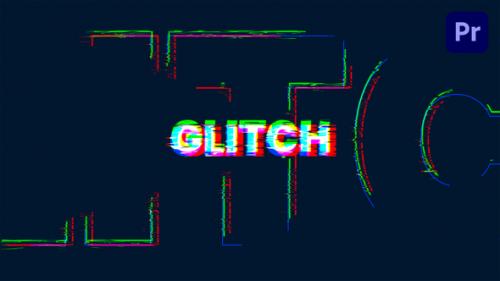 Videohive - Glitch Text Intro | Mogrt - 38381854
