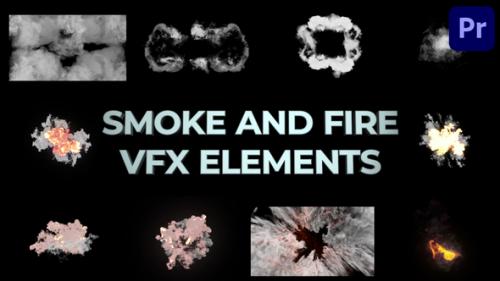 Videohive - Explosions Smoke And Fire VFX Elements for Premiere Pro - 38399022