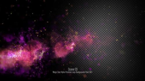 Videohive - Magic Dust Alpha Particles Loop Backgrounds Pack 3in1 Part02 - 38400800
