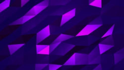 Videohive - Purple glowing shapes background - 38420679