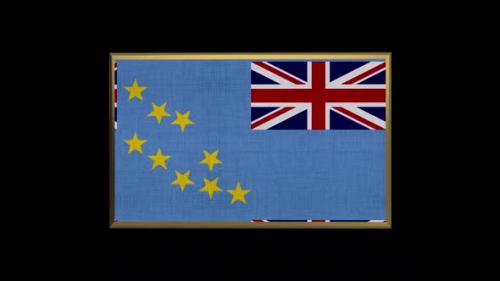 Videohive - Tuvalu 3D Flag - 38428379