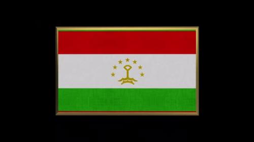 Videohive - Tajikistan 3D Flag - 38428387