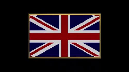 Videohive - United Kingdom 3D Flag - 38428394