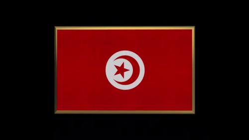 Videohive - Tunisia 3D Flag - 38428426