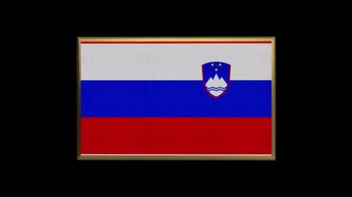 Videohive - Slovenia 3D Flag - 38428429