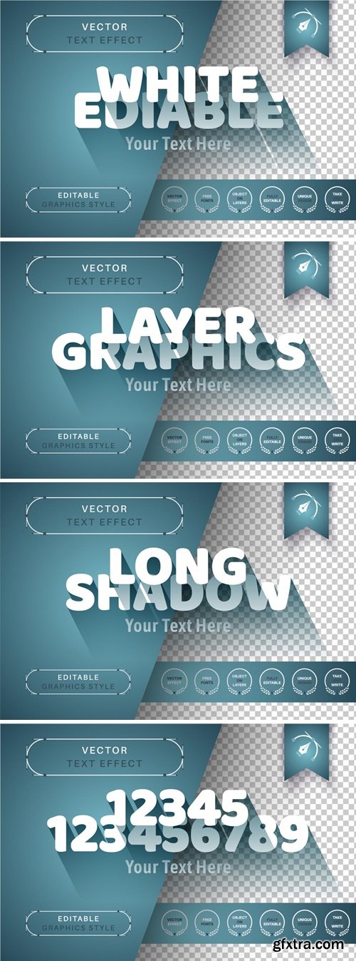 Long Shadow - Editable Text Effect, Font Style CY2WWJG