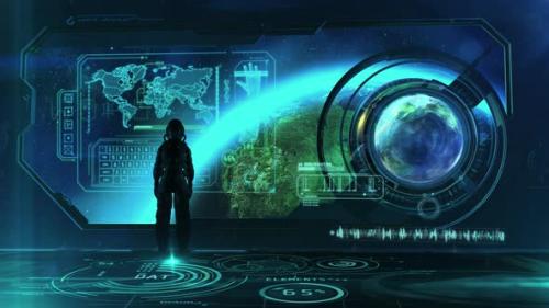 Videohive - Space Travel Of The Future 4K - 38379582
