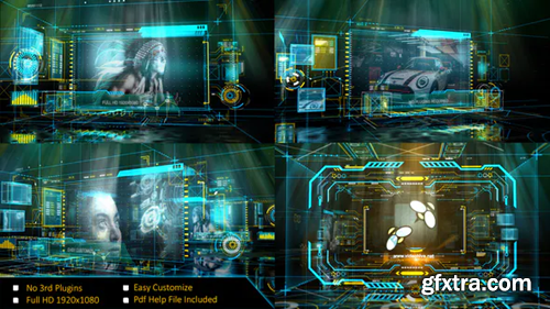 Videohive Holographic Opener 26892933