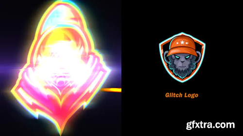 Videohive Glitch Logo Intro 37643420