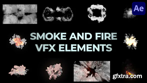 Videohive Explosions Smoke And Fire VFX Elements for After Effects 38398603