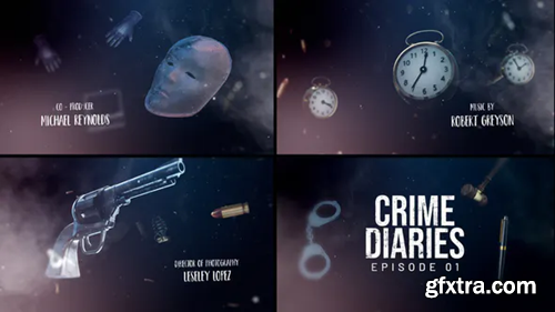 Videohive Crime Diaries - Title Sequence 38404236