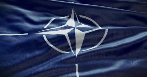 Videohive - NATO waving flag animation loop - 38455008