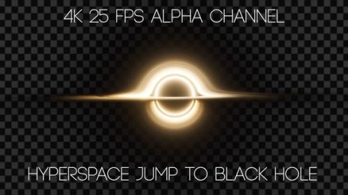Videohive - Hyperspace Jump To Black Hole V2 - 38458887