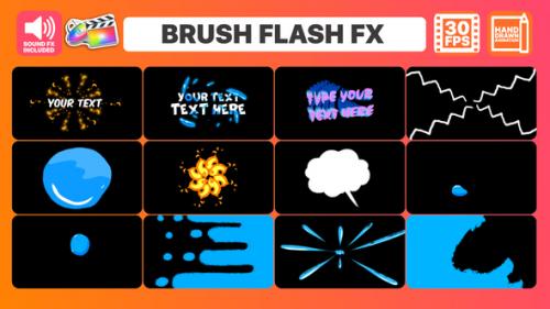 Videohive - Brush Flash FX for FCPX - 38538018