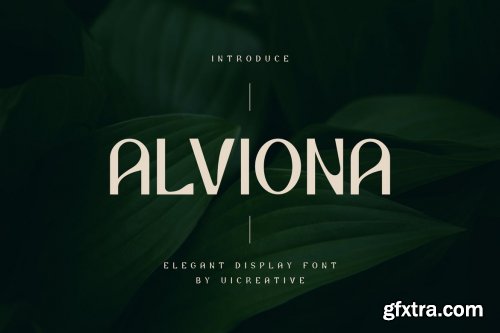 Alviona Modern Serif Font