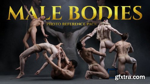 Artstation - Satine Zillah - Male Bodies- Photo Reference Pack For Artists-163 JPEGs