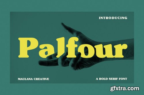 Palfour Bold Serif Font