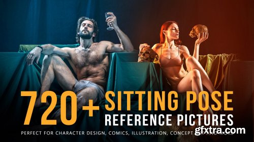 Artstation - Grafit studio - 720+ Sitting Pose Reference Pictures