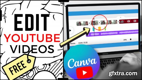 Edit YouTube Videos on Canva for Free - Simple Video Editing Canva Tutorial YouTube for Beginner
