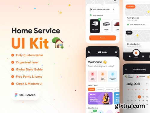 Shifty - Home Service App UI Kit