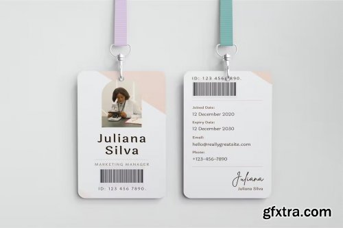 ID Card Holder Mockups
