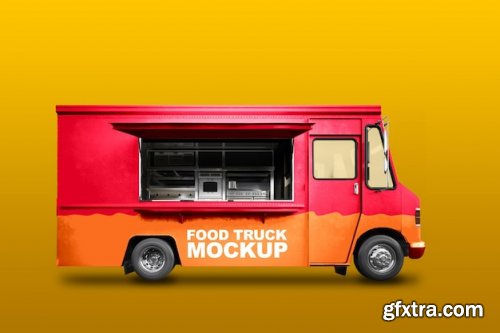 Food truck mockup