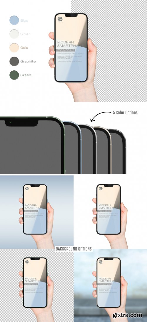 Mobile Phone Mockup Isolated in Woman Hand 502260075