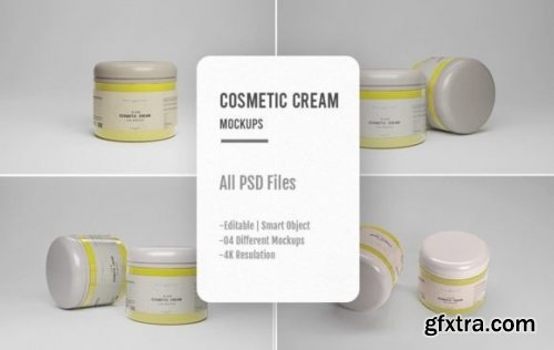 04 PSD Cosmetic Cream Mockups