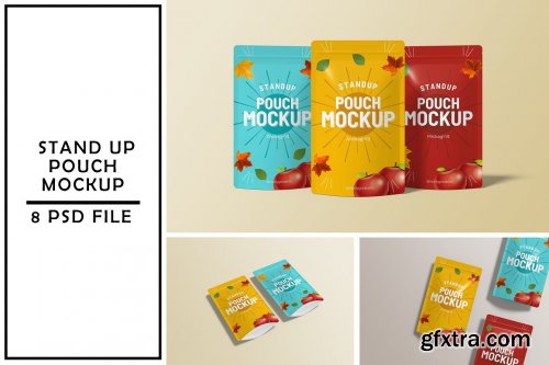 CreativeMarket - Stand Up Pouch Mockup 7266993