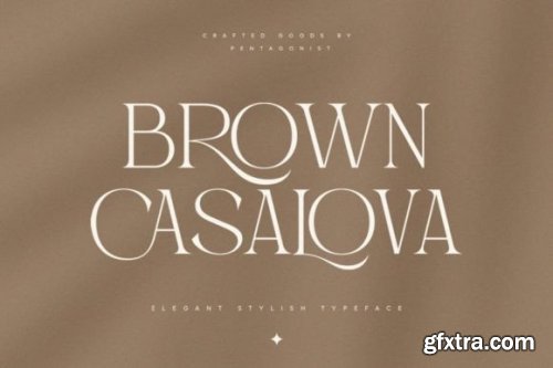 Brown Casalova Font