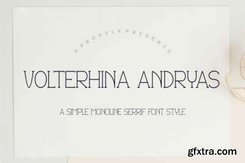 Volterhina Andryas Font