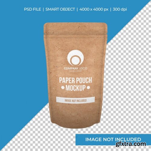 Standing paper pouch mockup