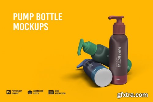 CreativeMarket - Bottle Pump Mockup 7312310 PSD