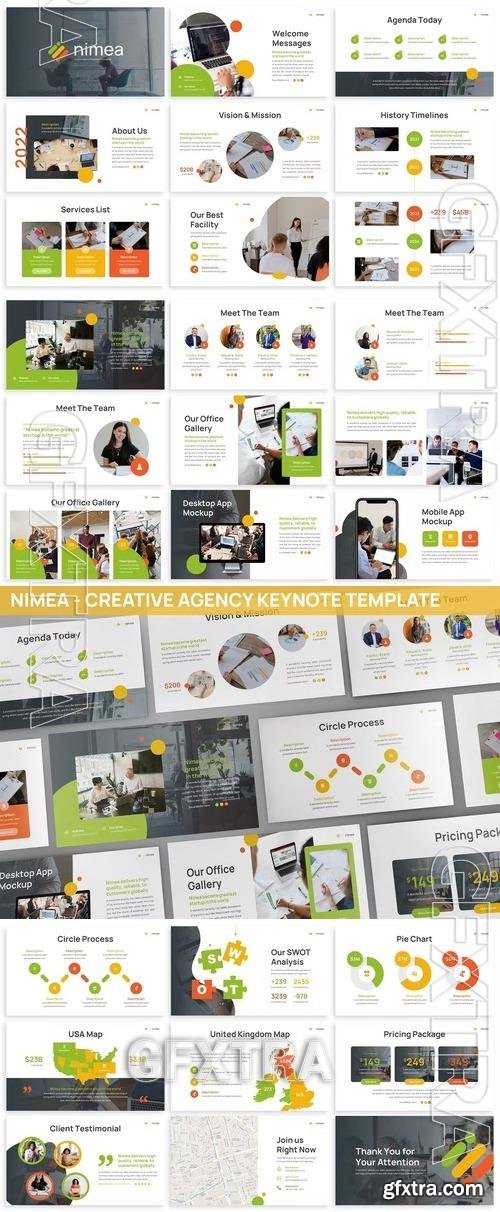 Nimea - Creative Agency Keynote Template MF97D4F