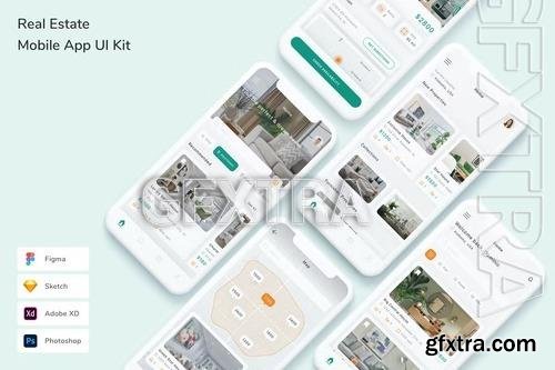 Real Estate Mobile App UI Kit 8EVJJT3