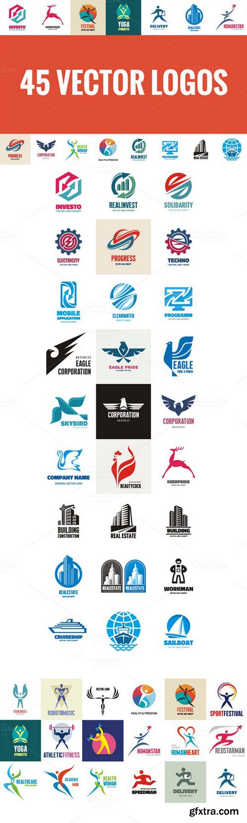 45 Creative Vector Logos