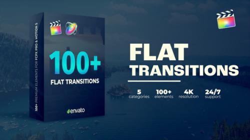 Videohive - Flat Transitions | FCPX - 38620423