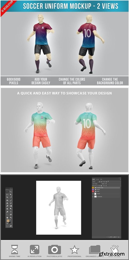 Soccer Uniform Mockup N9QHLBZ