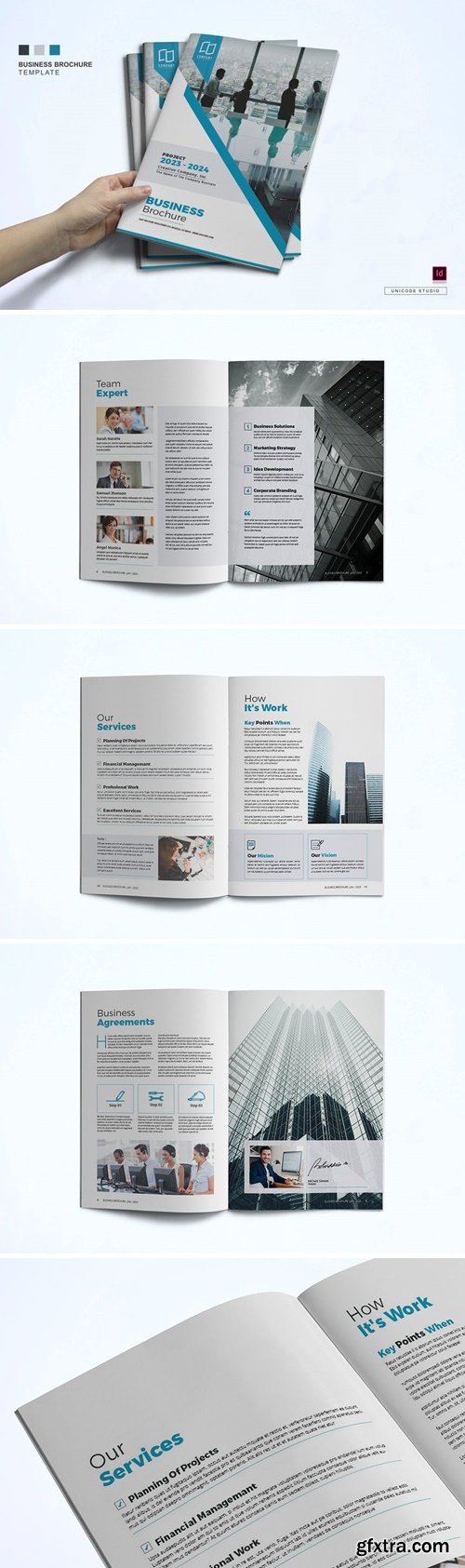 Business Brochure Template CJESBJE