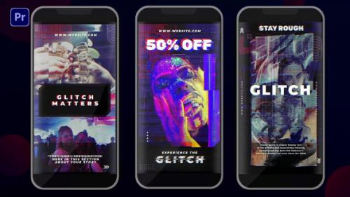 Videohive - Glitch Instagram Stories 2 - 38576416