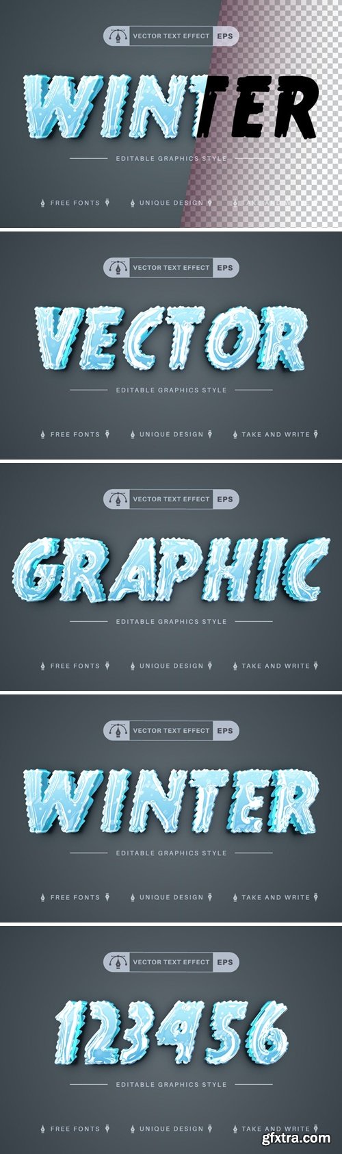 Winter - Edit Text Effect, Editable Font Style AVNBMCH