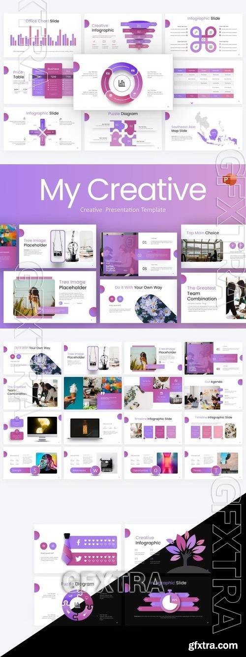 My Creative Purple Creative Business PowerPoint VBLSDGZ