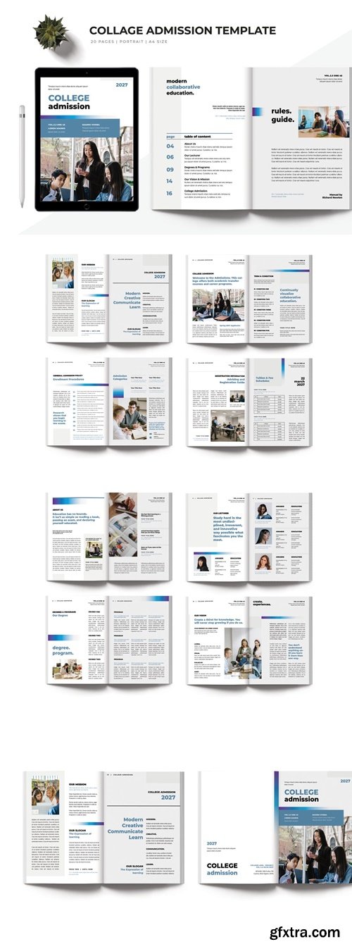Collage Admission Brochure Template A7HUGFA