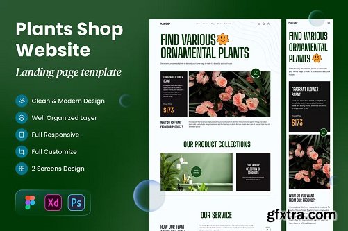 Plants Shop - Plants Shop Landing Page