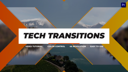 Videohive - Tech Transitions Premiere Pro - 38692186